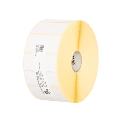 12x Zebra Z-Select 2000D, Etikettenrolle, Thermopapier, 76x51mm