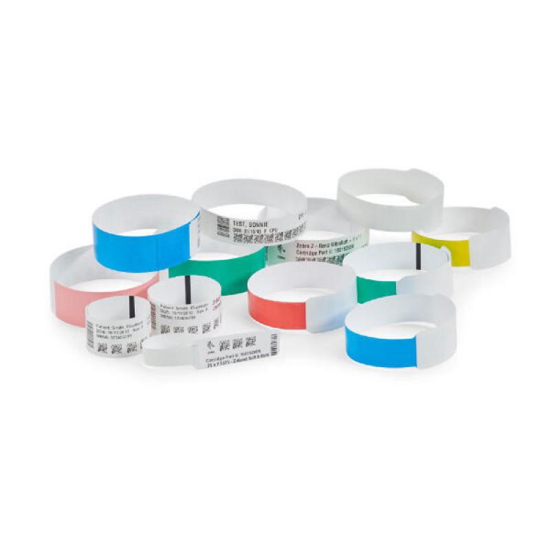 6x Zebra Wristband Z-BAND ULTRA SOFT 10015359-PK