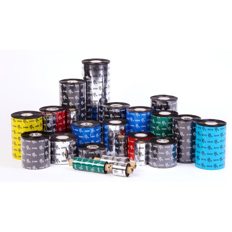 Thermotransferband, Zebra, Image Lock, Harz, Rollenbreite: 60mm, Kernbreite: 60mm, Kern: 25,4mm, Län