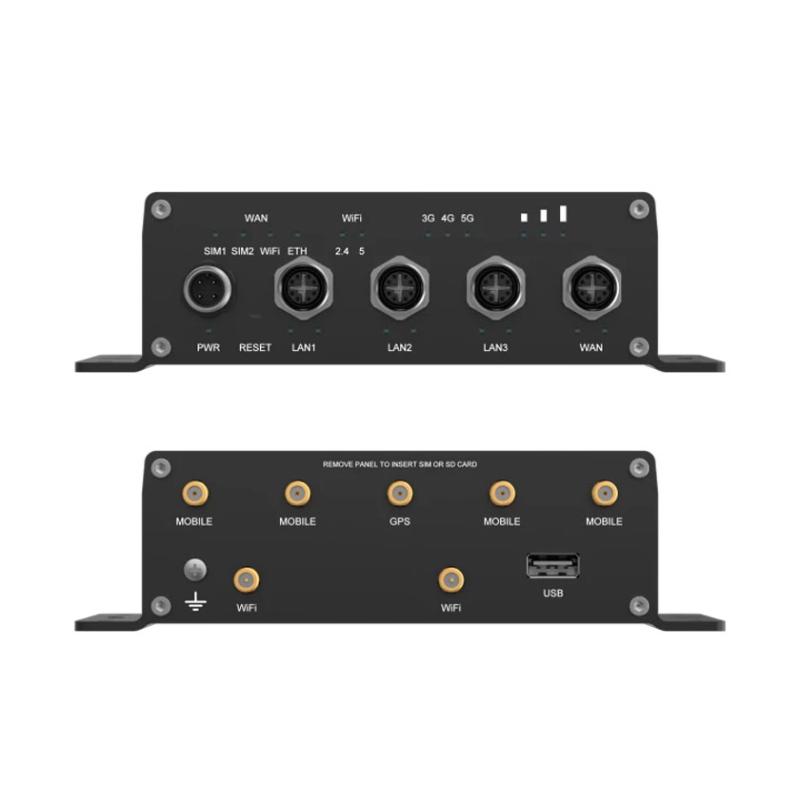 Teltonika ATRM50 5G Router for Transportation mit Dual SIM/eSIM, 4 x M12 Gigabit