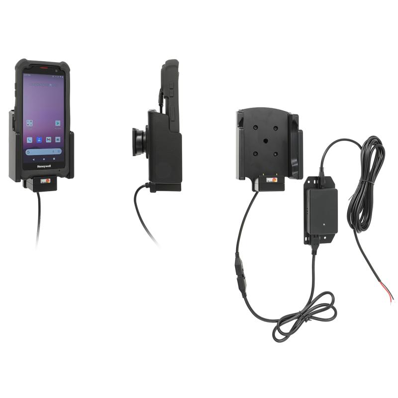 Aktive Halterung, f&uuml;r Ger&auml;te mit originalem Rubber Boot, mit Drehgelenk, f&uuml;r feste Installation, pas