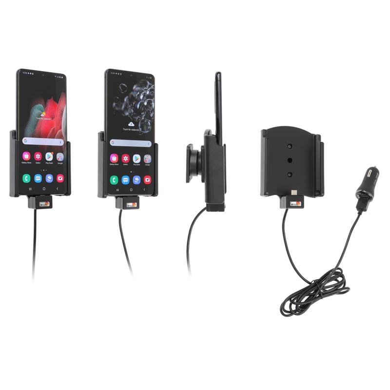 KFZ-Halterung, aktiv, inkl. KFZ-Ladeadapter, passend f&uuml;r: Samsung Galaxy S20 Ultra 5G