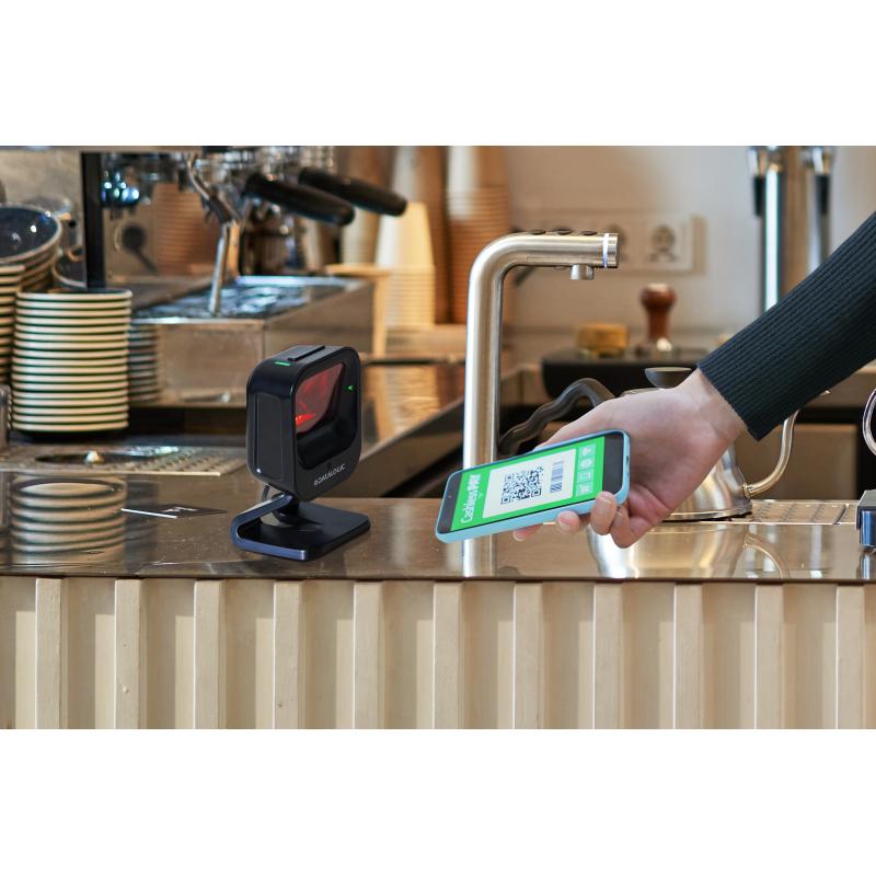 Datalogic Magellan 900i, 2D, USB, Multi-IF, Kit (USB), schwarz, Kiosk-Mount