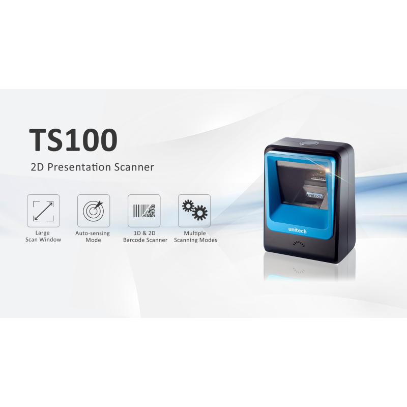 TS100 2D Presentation scanner with USB cable