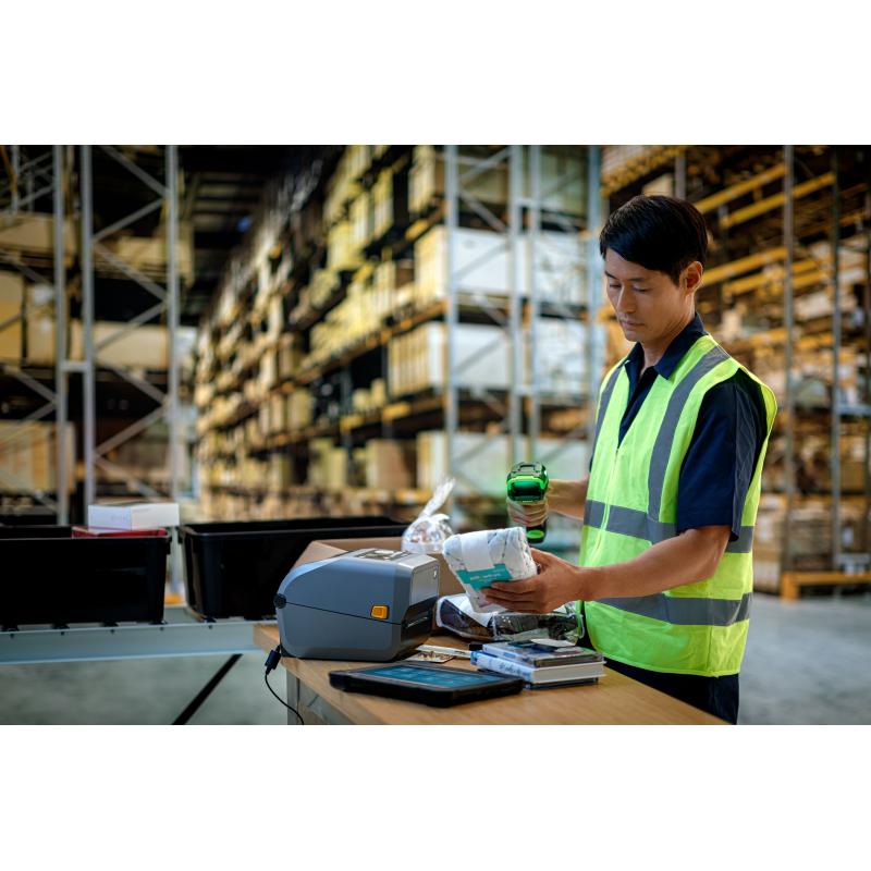 Zebra DS3608, 2D, XR, SE58, FIPS, Multi-IF, Kit (RS232), Siemens Industial, schwarz, gr&uuml;n