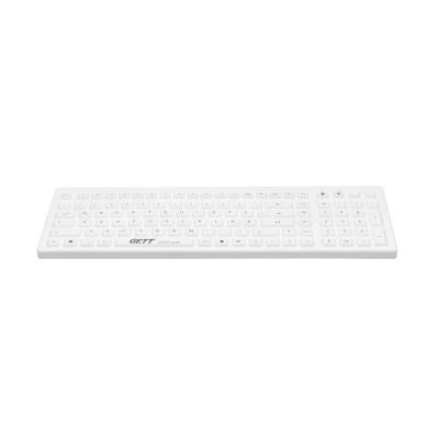 Tastatur GCQ CleanType&reg;  Prime Pro+ TKG-110-GCQ-PR-WHITE-IP68-MAG-BACKL-USB-DE IP68