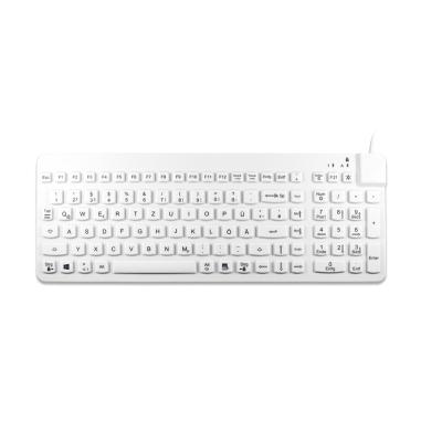 Medizinische Tastatur, DE, USB, wei&szlig;, IP68