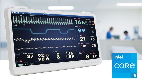 27&#8243; Medical Panel PC Medico 27T – Für den hygienischen Dauereinsatz im klinischen Umfeld