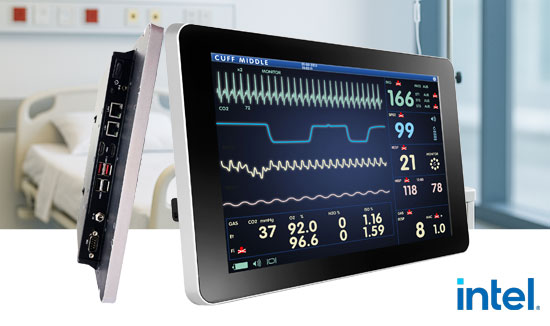 Kompakter Medical Panel PC für den hygienekritischen Klinik- und Praxisalltag